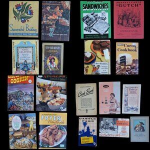 Lot of 18 Vintage Advertising Recipe Booklets Pamphlets - Various Industries